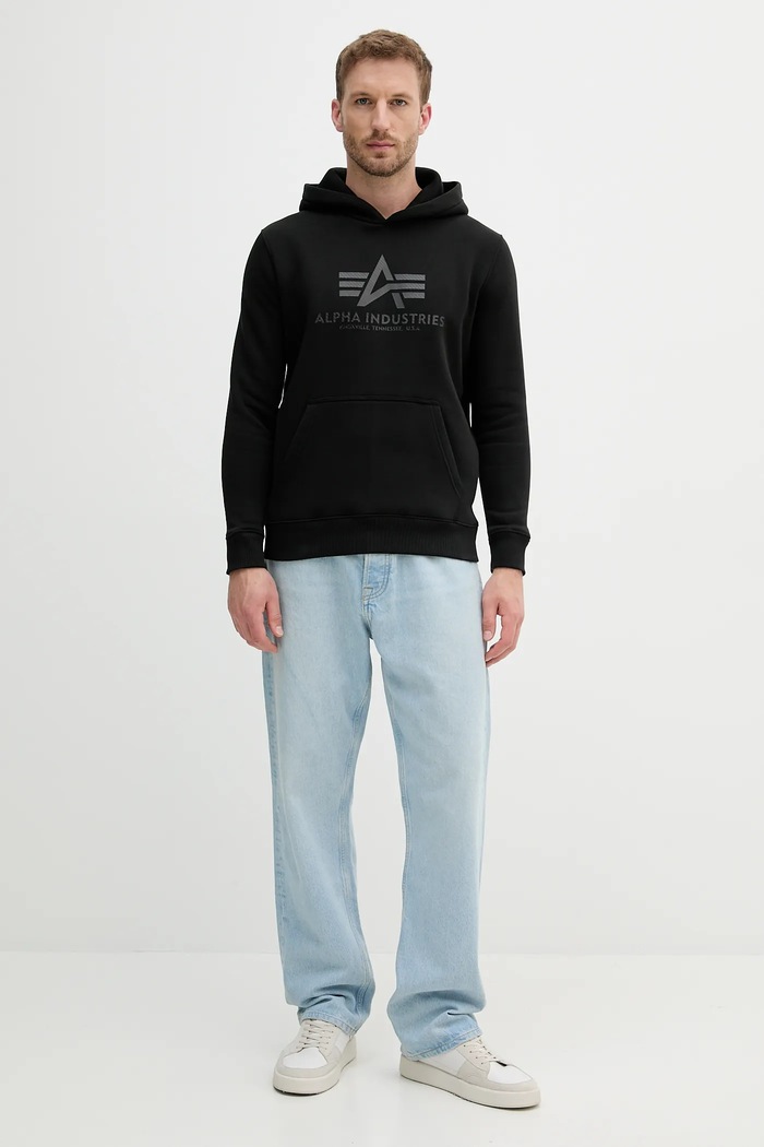 Mikina Alpha Industries 146343.515 čierna AW25