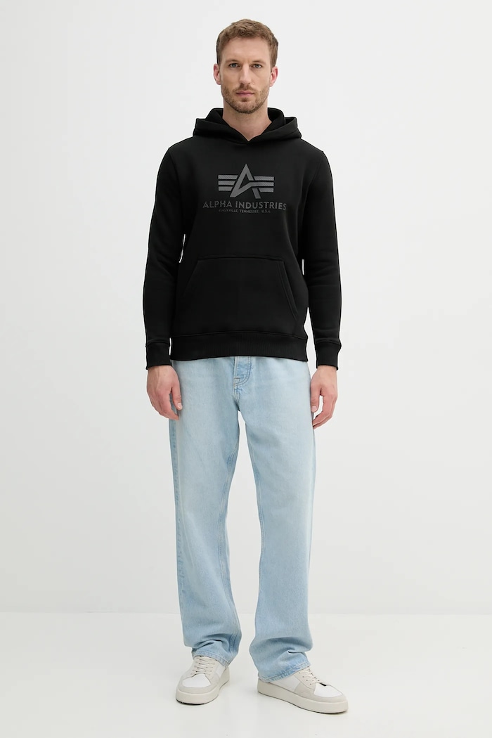 Mikina Alpha Industries 146343.515 čierna AW25