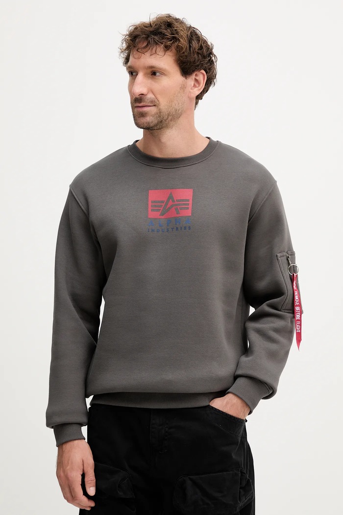 Alpha Industries bluza pozostałe szary 148311.684