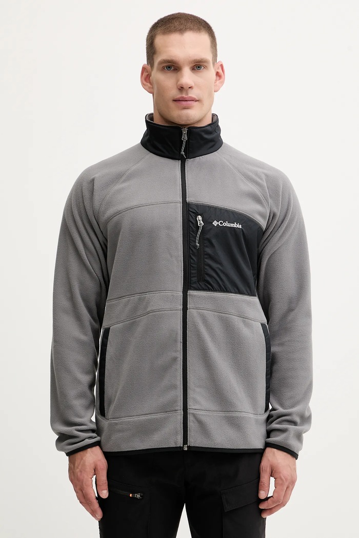 Columbia sweatshirt Fast Trek fleece gray 2135691