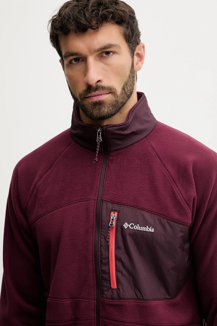 Columbia sweatshirt Fast Trek maroon 2135691