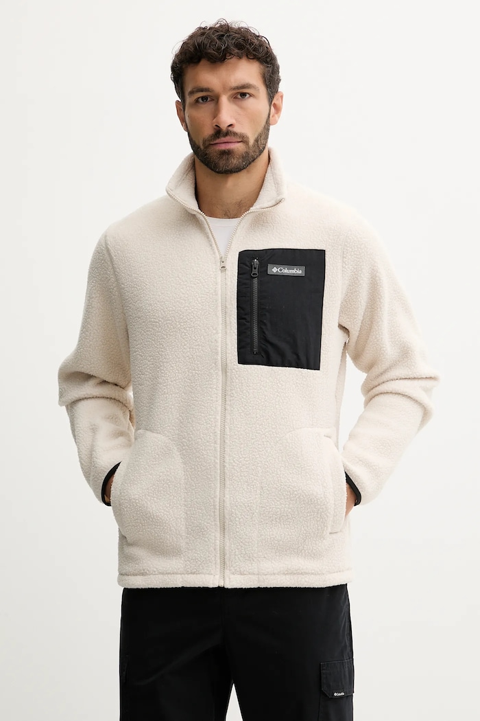 Columbia Bluză sport pentru bărbați din polar Jasper bej 2142421
