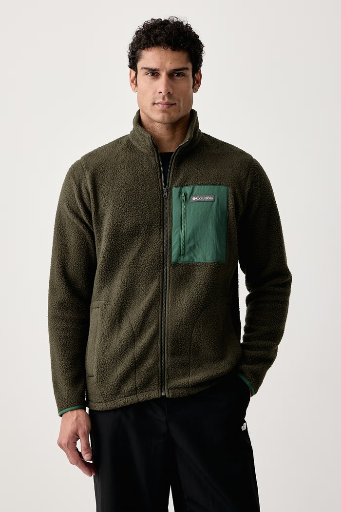 Columbia Bluza sportowa męska polarowa Jasper zielony 2142421