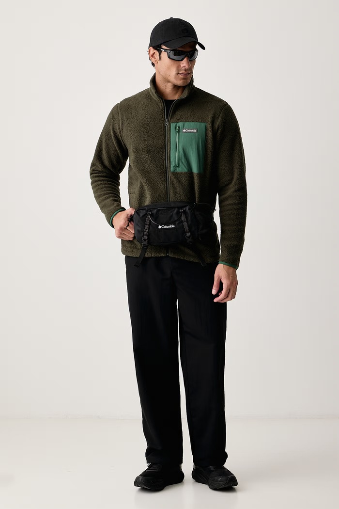 Columbia Bluza sportowa męska polarowa Jasper 2142421 zielony AW25