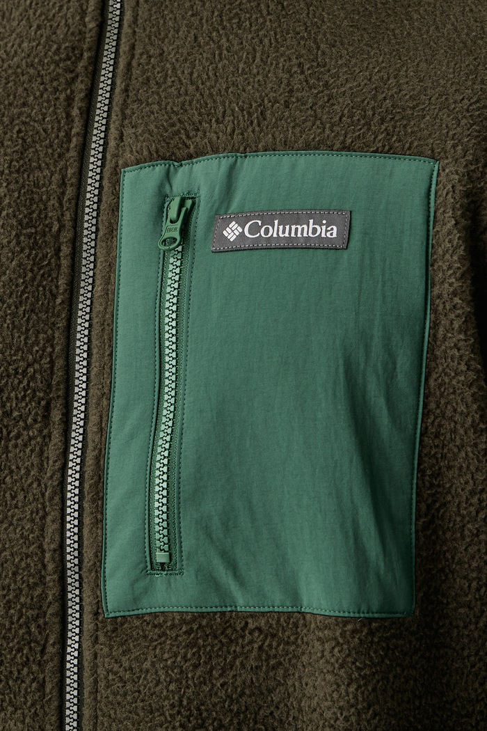 Bluza sportowa męska polarowa Jasper Columbia zielony 2142421