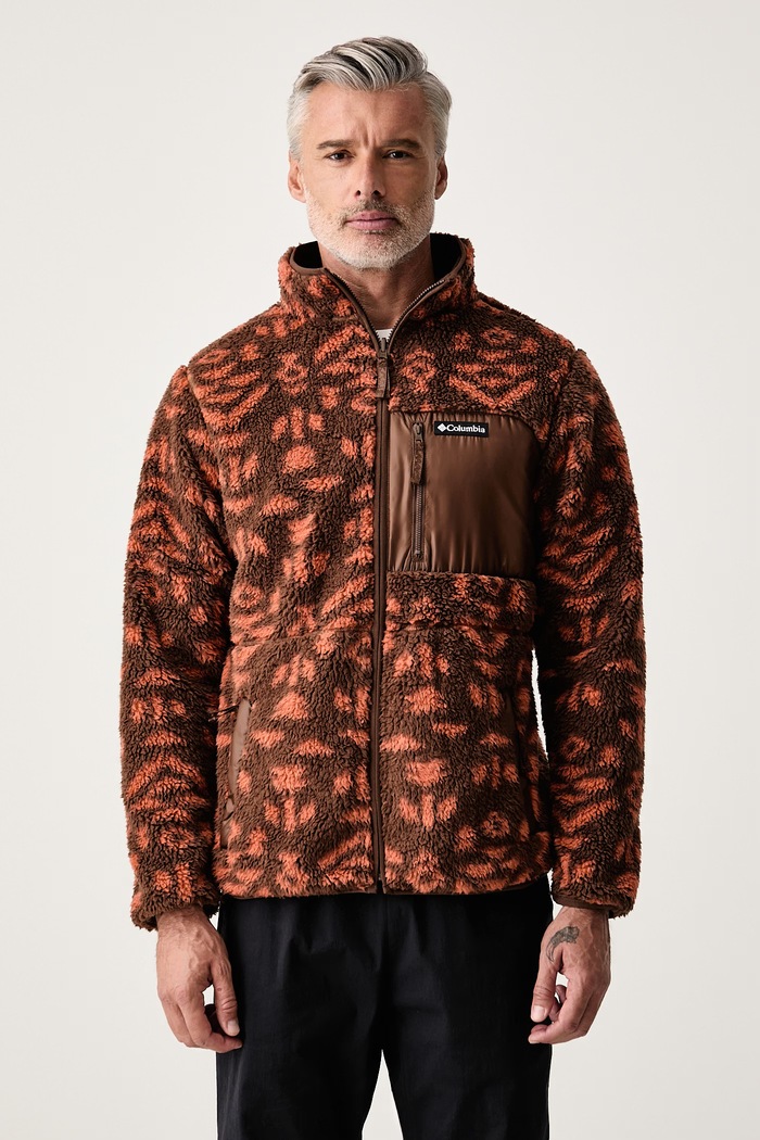 Columbia Bluza dwustronna męska polarowa Winter Pass brązowy 2135651