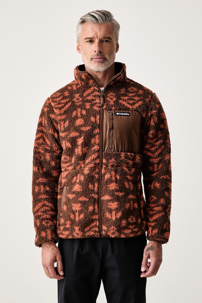 Columbia Bluza dwustronna męska polarowa Winter Pass brązowy 2135651