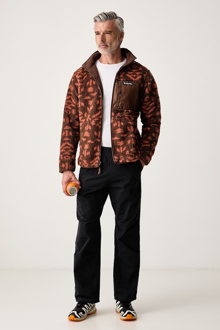Columbia Bluza dwustronna męska polarowa Winter Pass 2135651 brązowy AW25