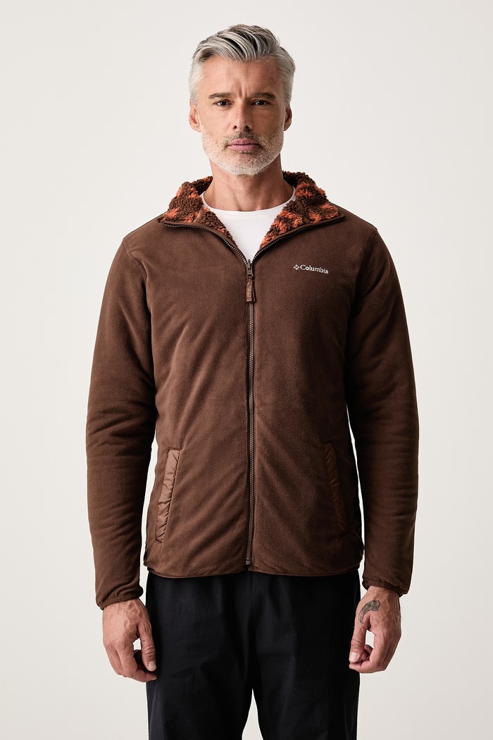 Bluza dwustronna męska polarowa Winter Pass Columbia 2135651 brązowy