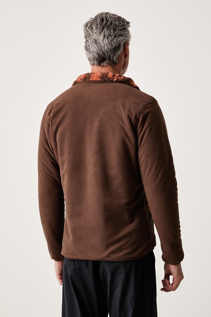 Bluza dwustronna męska polarowa Winter Pass Columbia brązowy 2135651