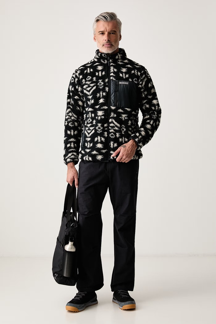 Columbia Bluza dwustronna męska polarowa Winter Pass 2135651 czarny AW25
