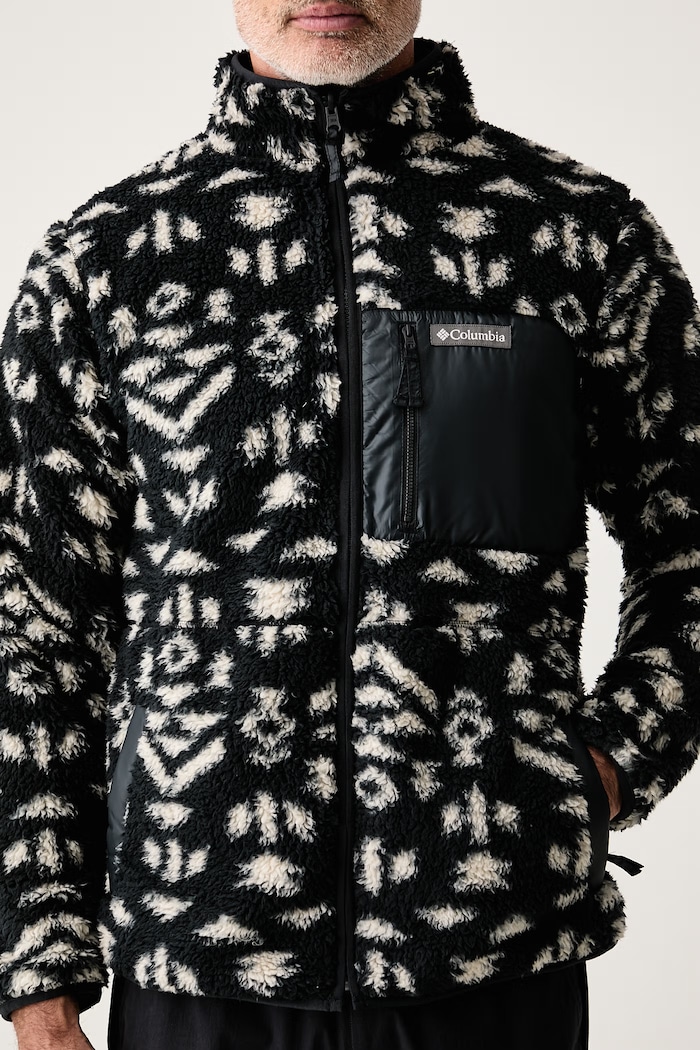 Bluza dwustronna męska polarowa Winter Pass Columbia 2135651 czarny