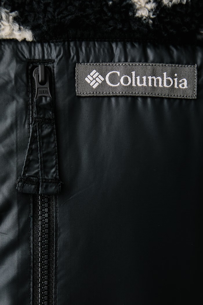 Bluza dwustronna męska polarowa Winter Pass Columbia czarny 2135651