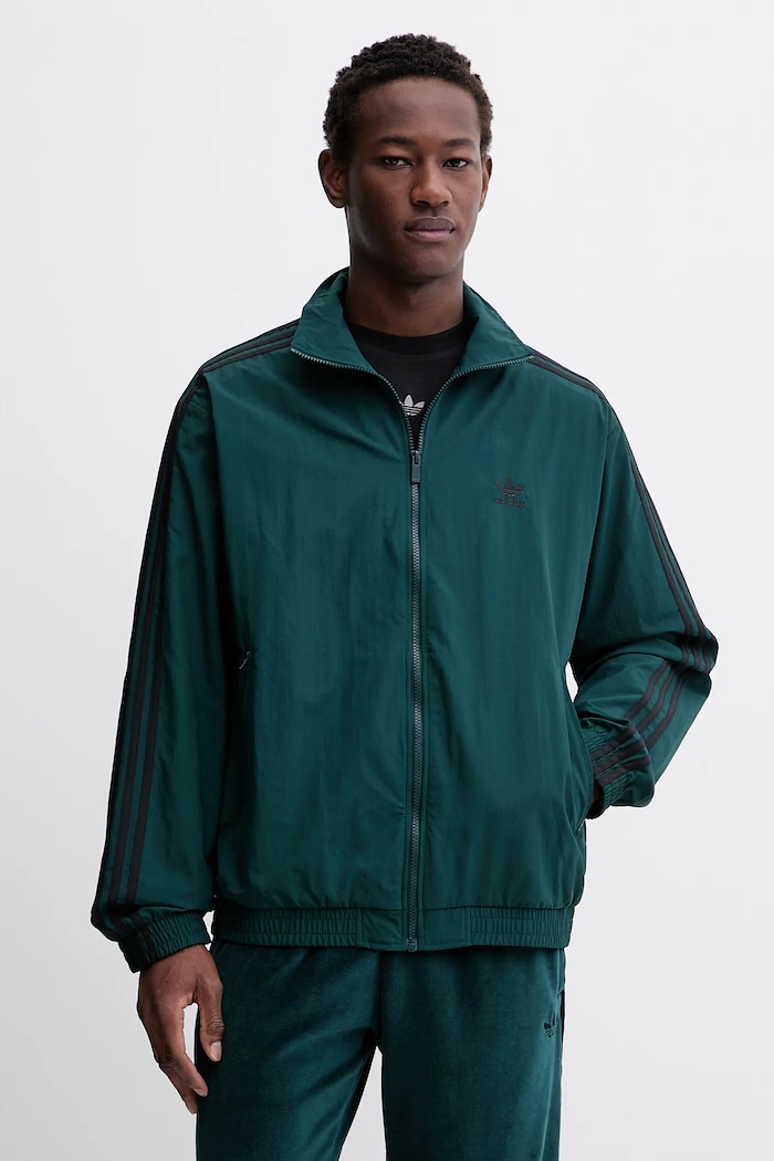 adidas Originals kurtka Firebird Tt nieocieplane zielony JY1329