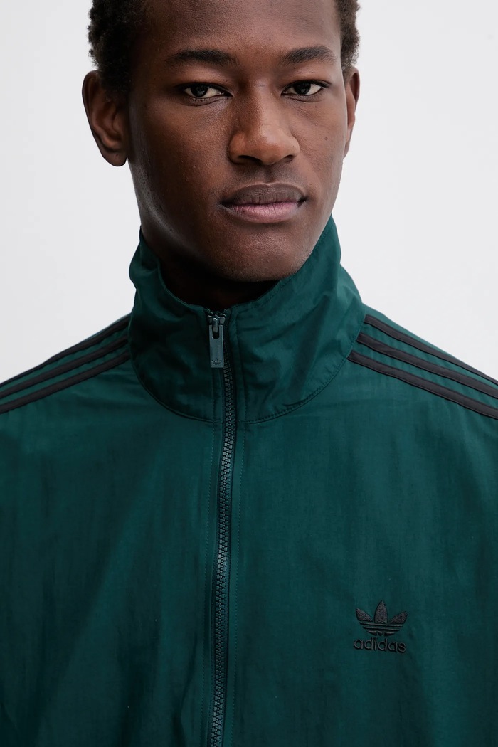 adidas Originals kurtka Firebird Tt zielony JY1329