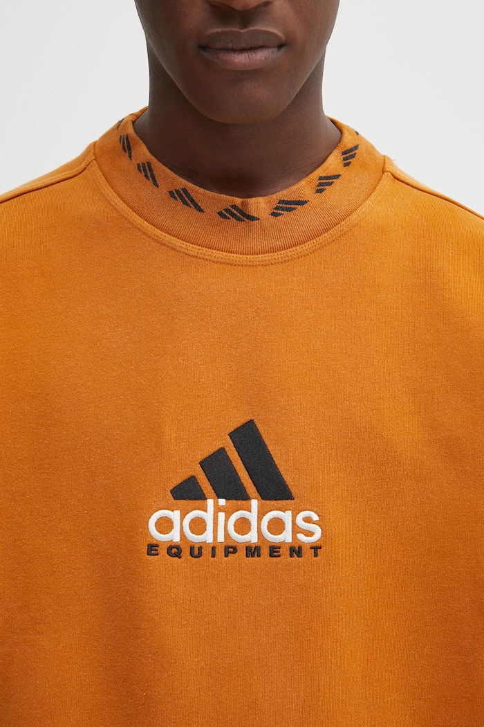 adidas Originals sweatshirt EQT Washed Crew orange JX1569