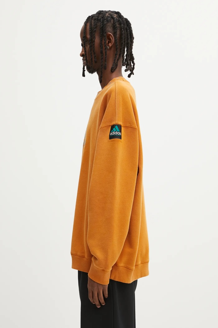 adidas Originals sweatshirt EQT Sweatshirt JX1457 yellow AW25
