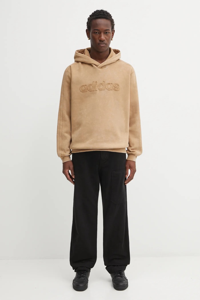 adidas Originals bluza Wsh Hoodie JY2791 beżowy