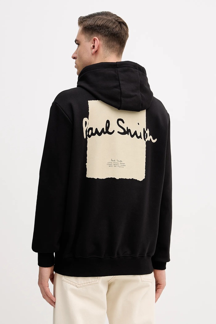 Bavlněná mikina Paul Smith M1R.071Y.TP4929 černá AW25