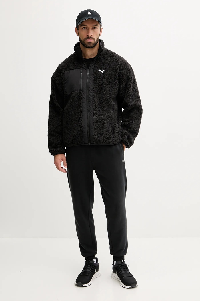 Одежда Двусторонняя куртка Puma 688371 чёрный