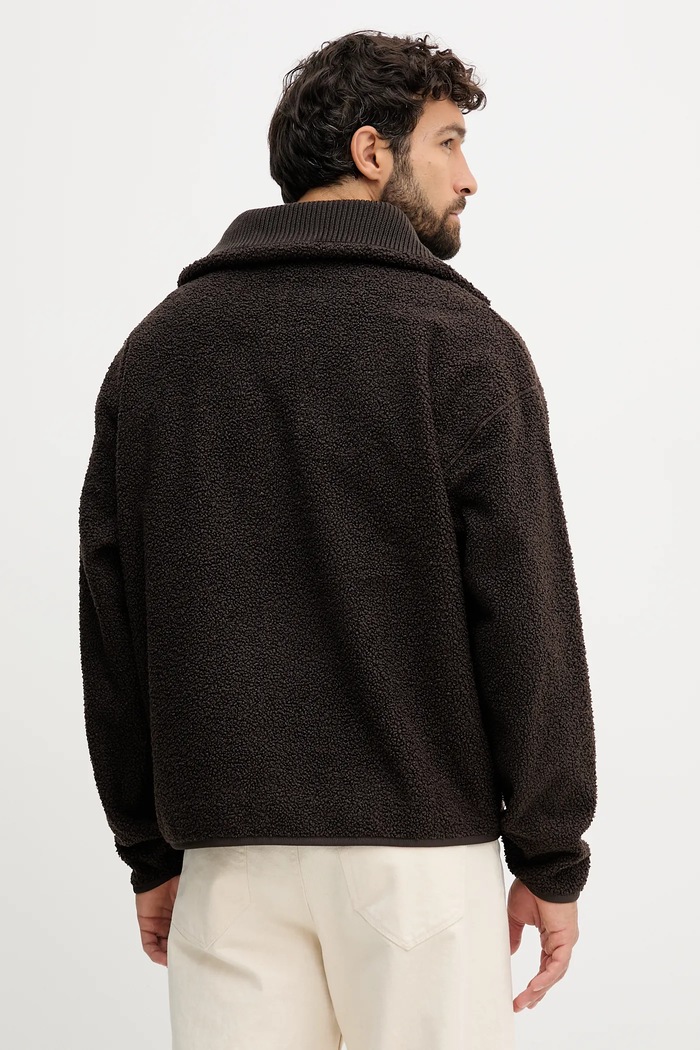 Clothing Lacoste fleece sweatshirt SH5500 brown