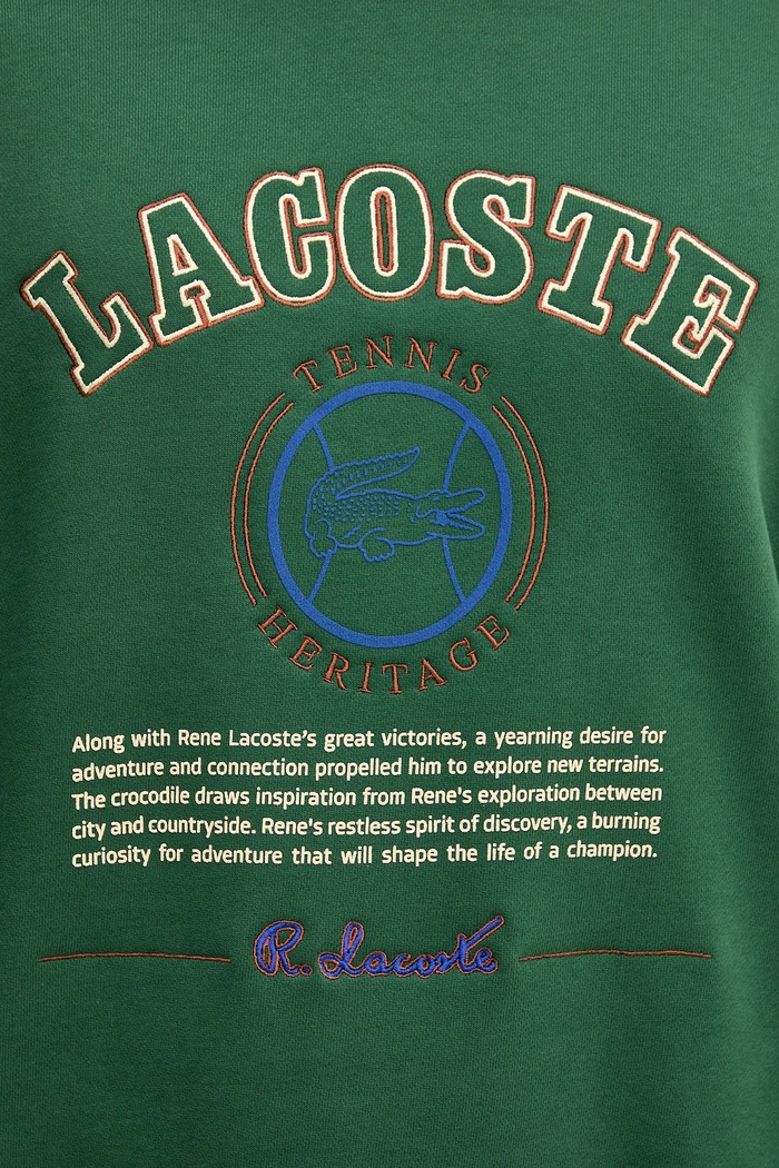 Βαμβακερή μπλούζα Lacoste SH5888