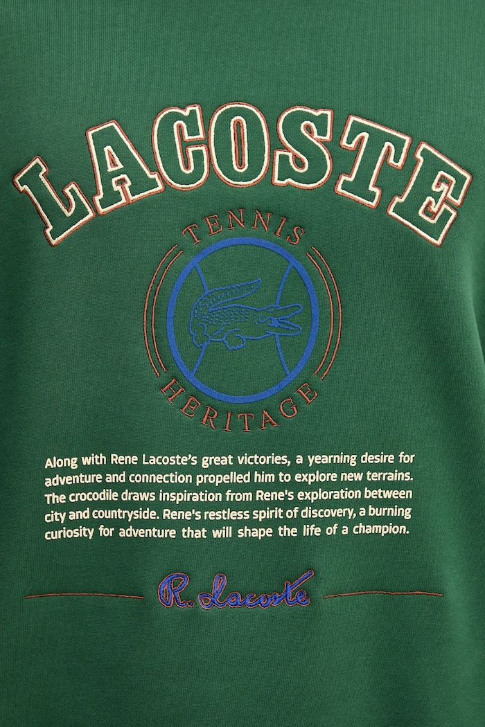 Βαμβακερή μπλούζα Lacoste SH5888