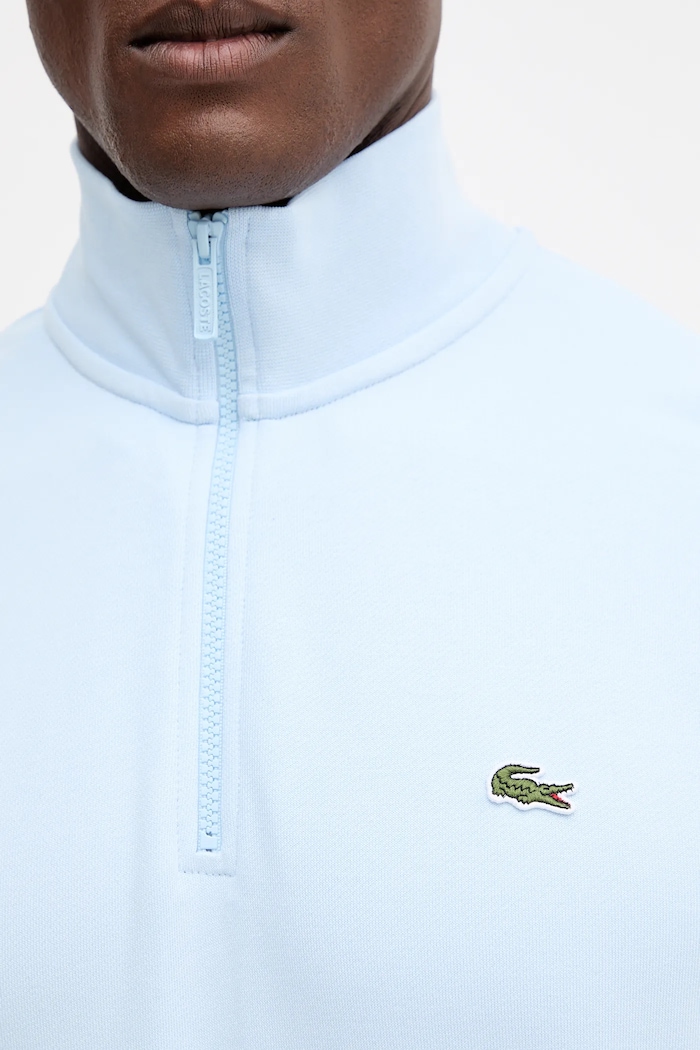 Lacoste hanorac de bumbac albastru SH9774