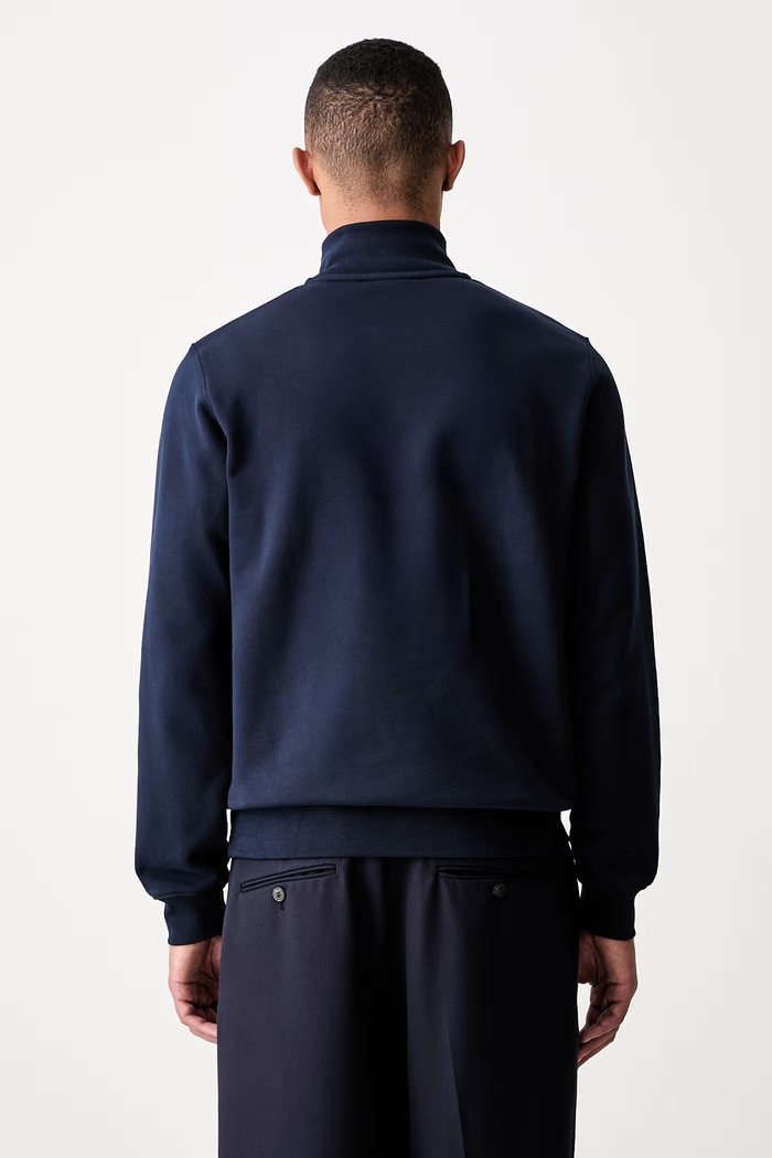 Odzież Lacoste bluza bawełniana męska SH9774 granatowy