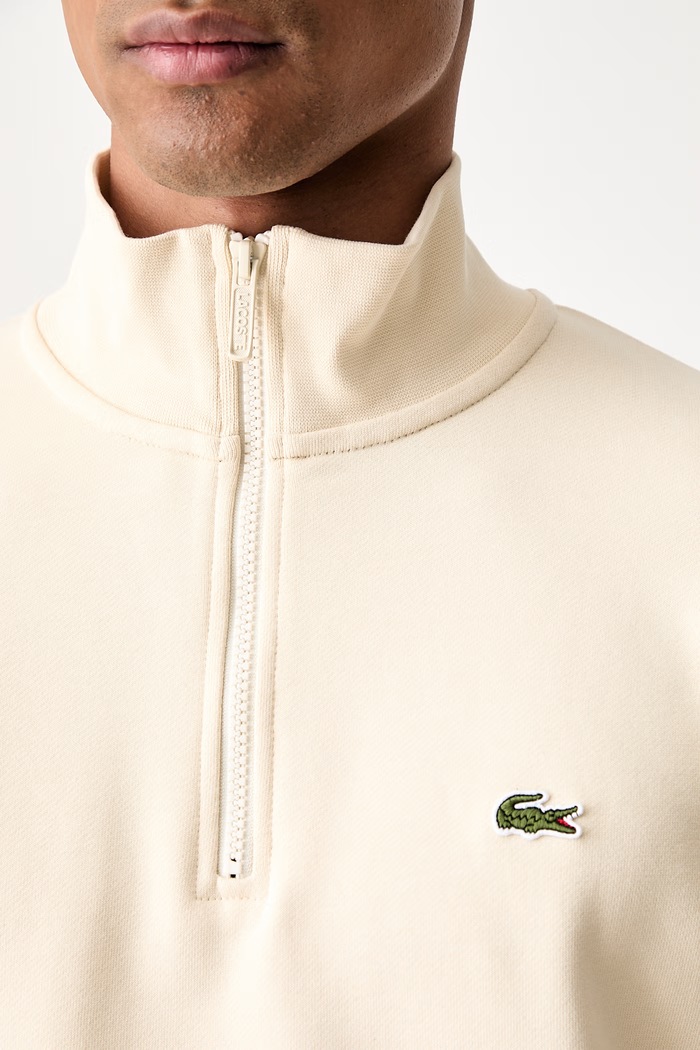 Lacoste bluza męska bawełniana SH9774 beżowy
