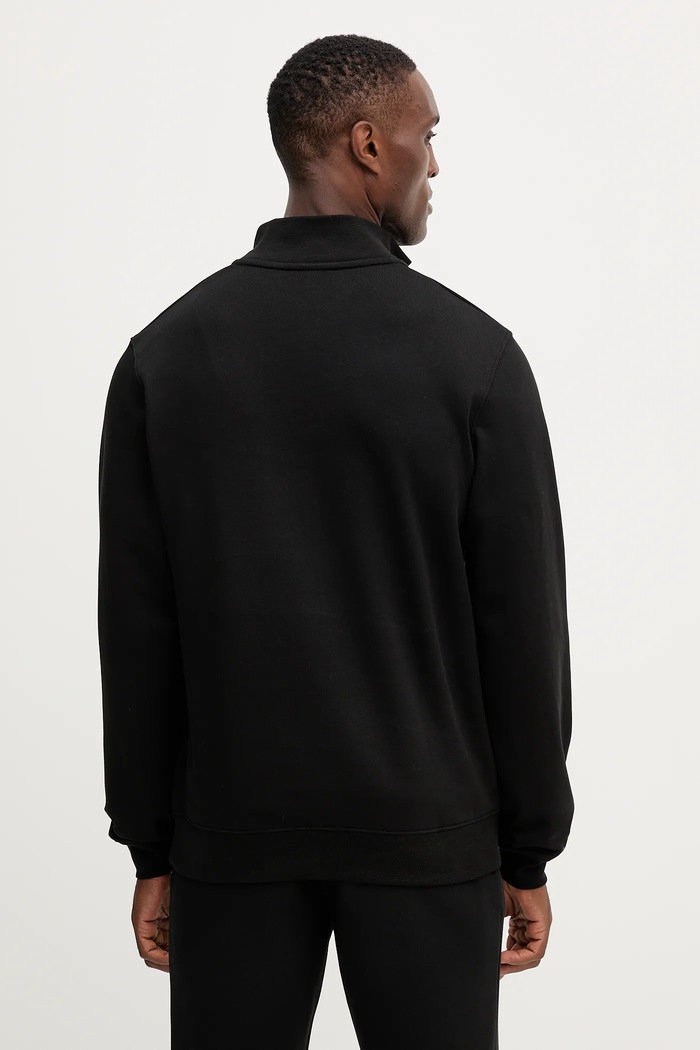 Clothing Lacoste cotton sweatshirt SH9774 black