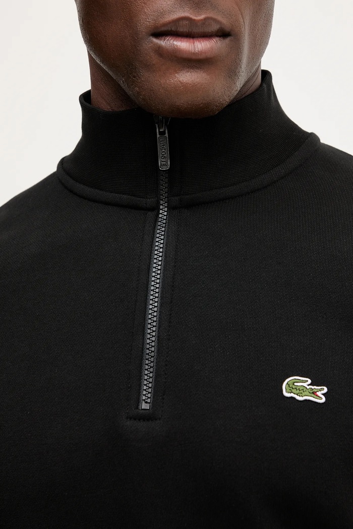 Lacoste cotton sweatshirt SH9774 black