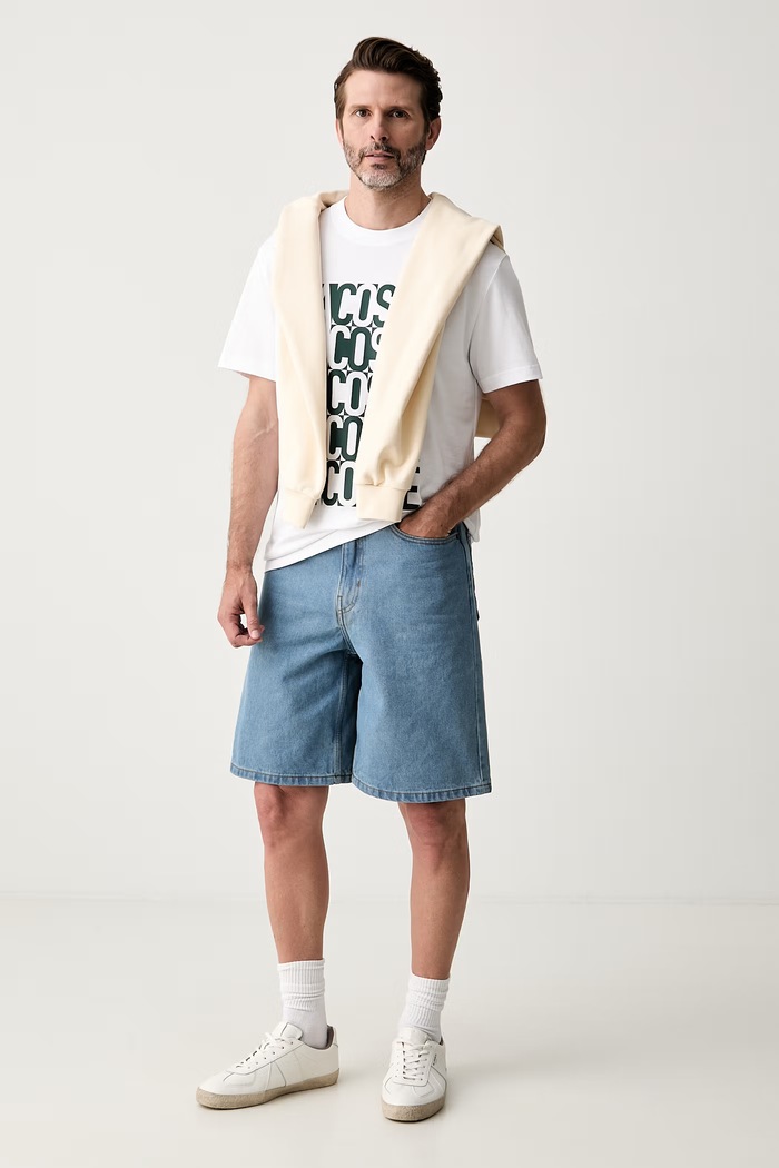 Lacoste bluza z kapturem męska bawełniana beżowy SH9839