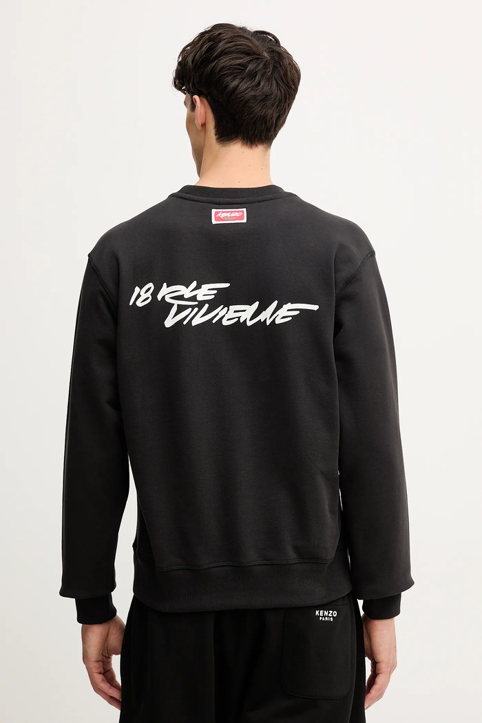 Ρούχα Βαμβακερή μπλούζα Kenzo Kenzo x Futura FF65SW2524MC μαύρο