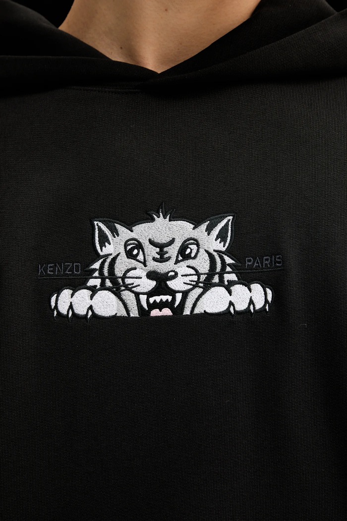 Kenzo hanorac de bumbac FF65HO2534MF negru