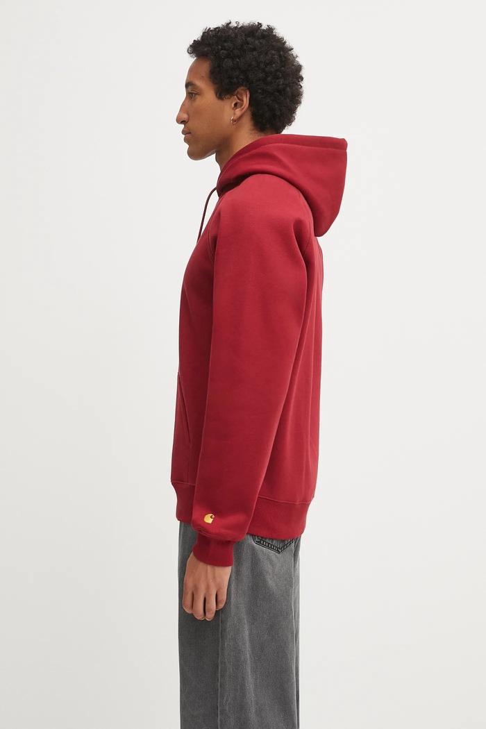 Dukserica Carhartt WIP Hooded Chase I033661.30QXX crvena AW25