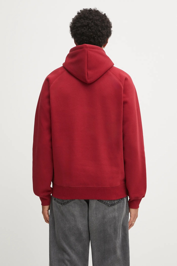 Odjeća Dukserica Carhartt WIP Hooded Chase I033661.30QXX crvena