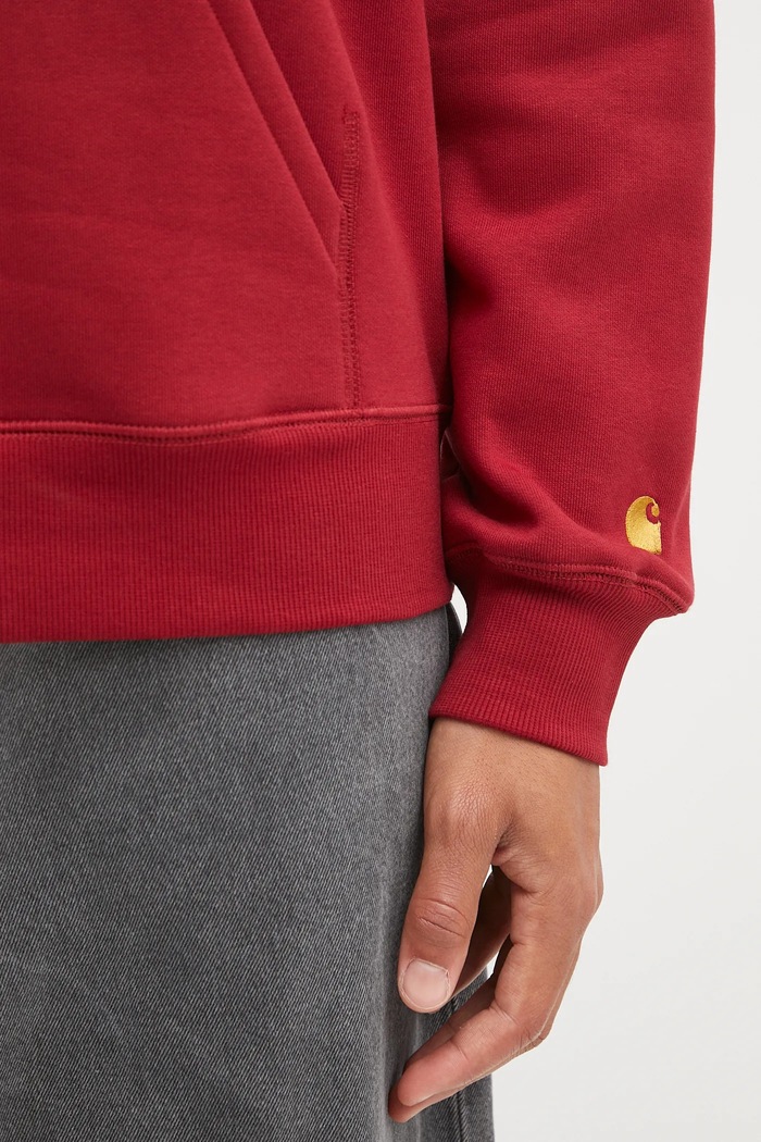 Dukserica Carhartt WIP Hooded Chase crvena I033661.30QXX