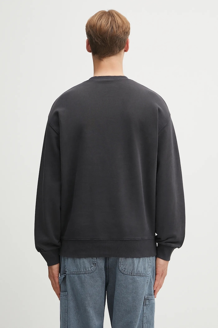 Odjeća Pamučna dukserica Carhartt WIP Hudson I035186.895F siva