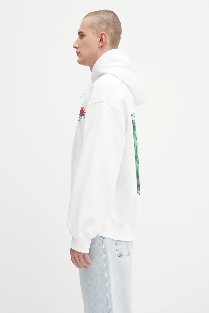 Кофта Carhartt WIP Hooded Jake Garcia I035191.02XX білий AW25