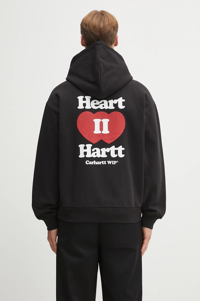 Carhartt WIP sweatshirt Hooded Heart II Hartt other black I035176.89XX