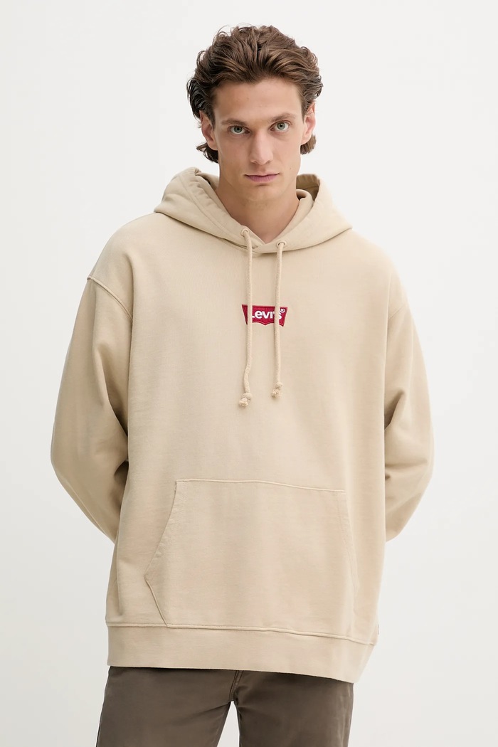 Îmbrăcăminte Levi's hanorac de bumbac 38479.0423 bej