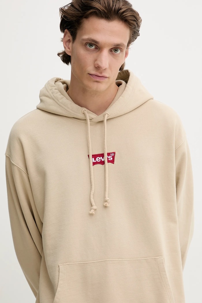 Levi's hanorac de bumbac bej 38479.0423