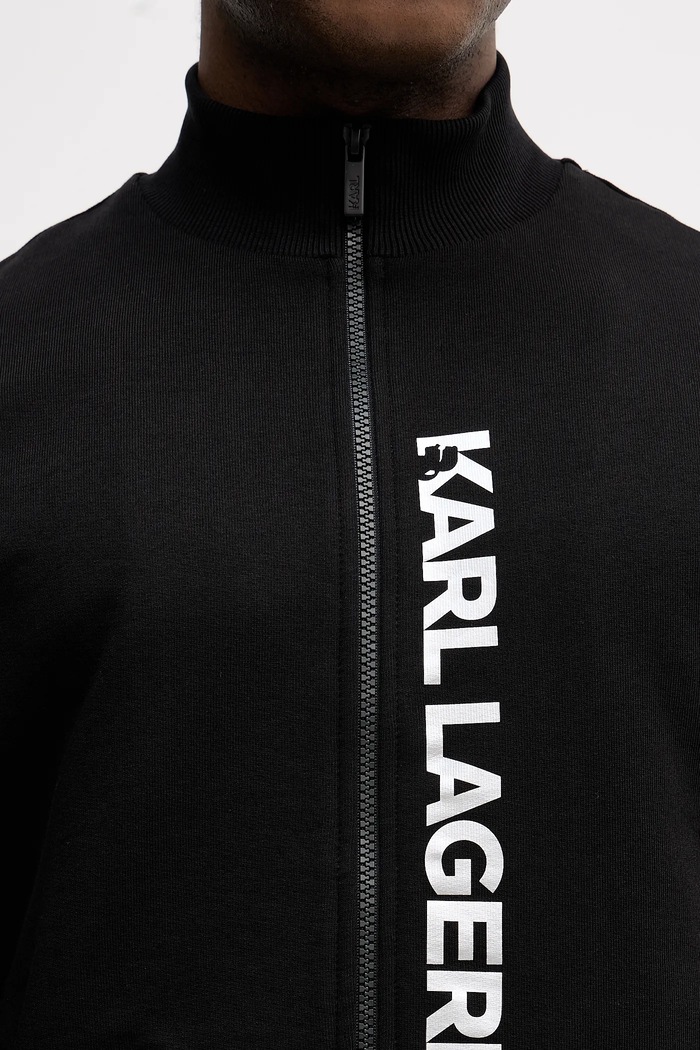 Karl Lagerfeld pamut melegítőfelső 554917.705400 fekete
