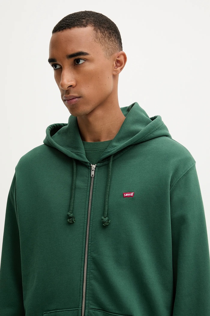 Βαμβακερή μπλούζα Levi's πράσινο 34584.0042