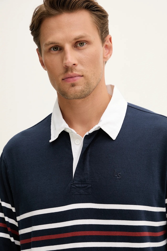 Levi's felpa in cotone blu navy A4845.0033