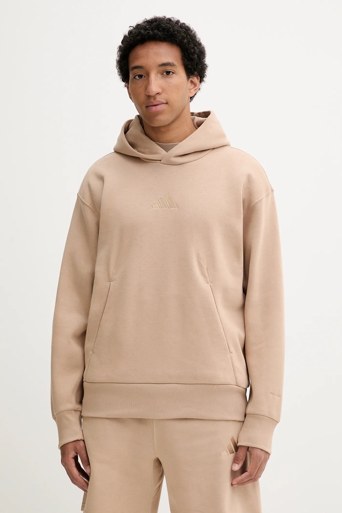 adidas bluza ALL SZN z kapturem beżowy JX5091