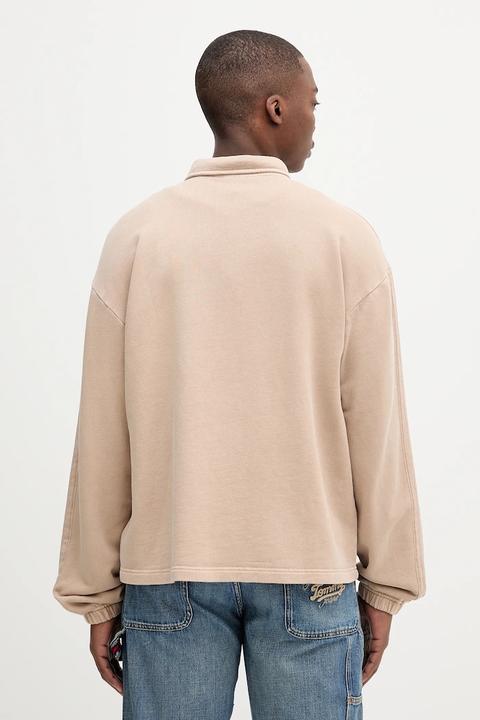 Oblečení Bavlněná mikina adidas ALL SZN JY1724 béžová