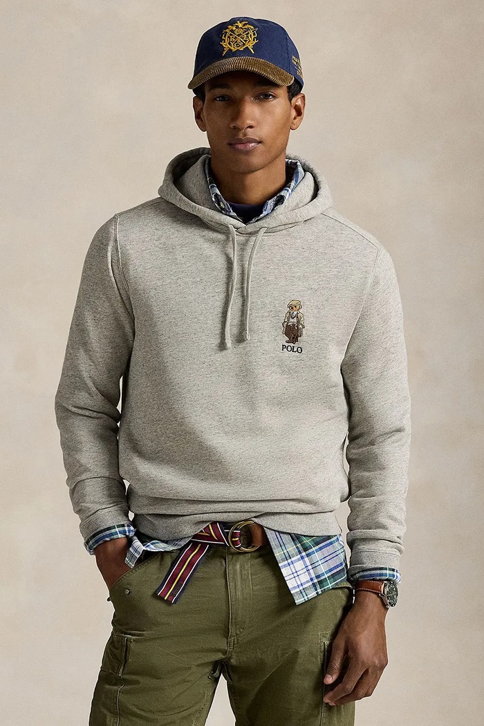 Polo Ralph Lauren bluza pozostałe szary 710980307