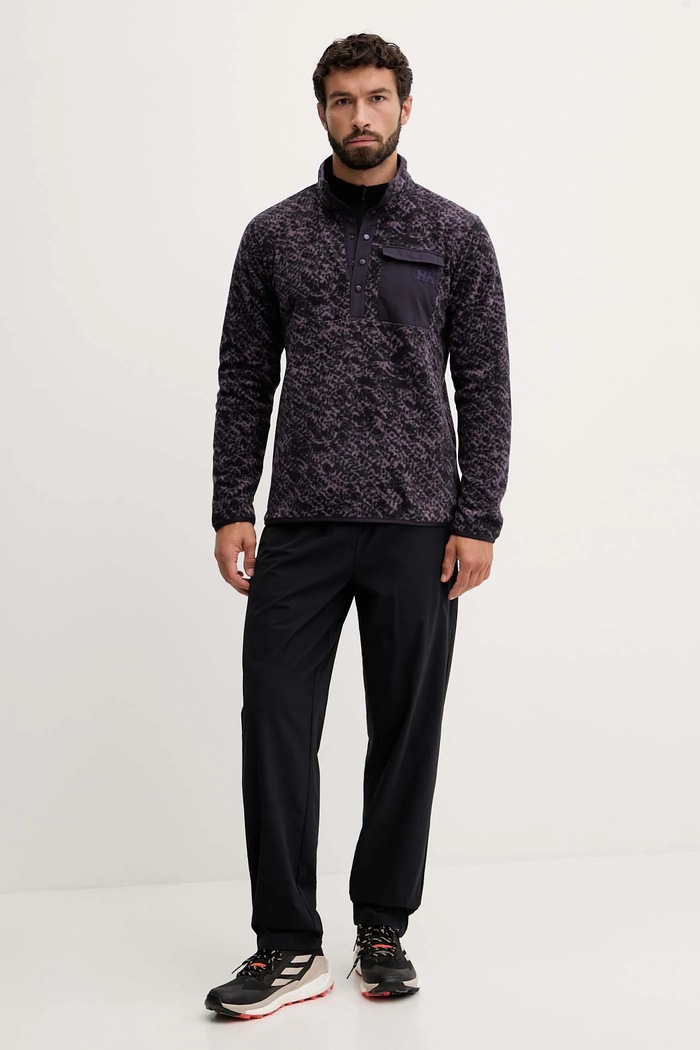 Fleecová mikina Helly Hansen MARIDALEN 63429 fialová AW25